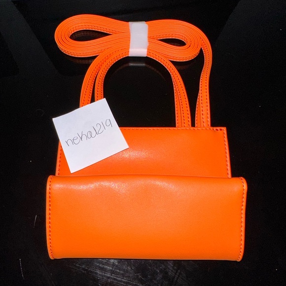 Small Orange Telfar Bag - Picture 3 of 5
